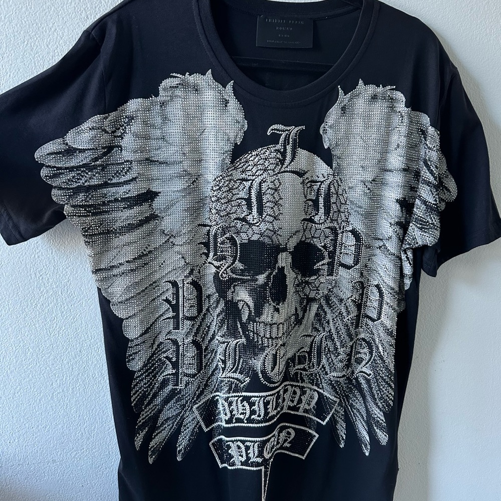 Rhinestone embellished Philipp Plein men’s shirt
